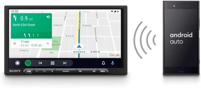 Sony XAV-AX4000 7-Inch Multimedia Receiver with Wireless Car Play/Android Auto and Maestro Ready (XAVAX4000) - Image 2