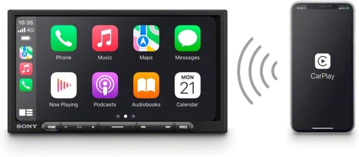 Sony XAV-AX4000 7-Inch Multimedia Receiver with Wireless Car Play/Android Auto and Maestro Ready (XAVAX4000) - Image 3