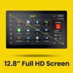 Stinger HORIZON12 12.8" Universal Car Stereo 1080p Full HD Vertical Tesla-Style or Horizontal Touchscreen Radio + DM-810 8x10 Channel Matrix Digital Signal Processor (DSP) - Image 3